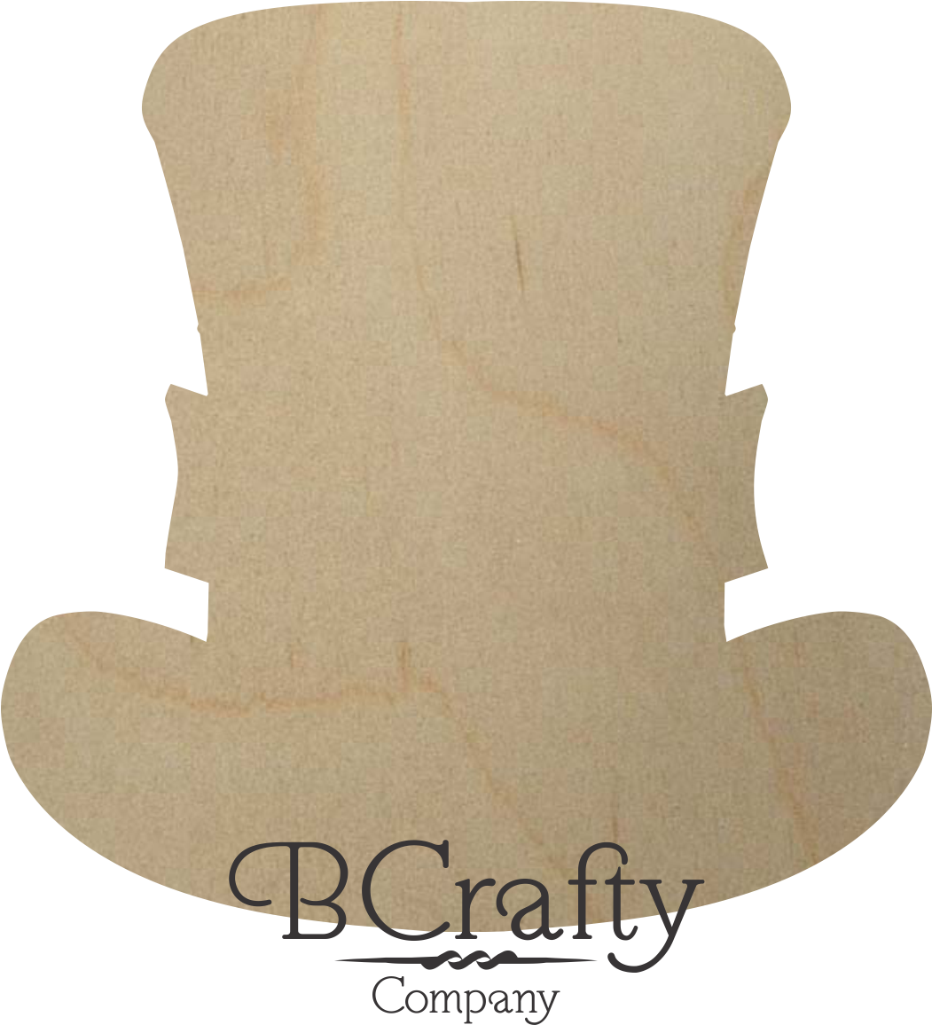 Wooden Leprechaun Hat Cutout - Hat (1124x1690), Png Download