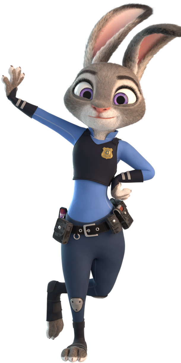 Zootopia Png Image Royalty Free Library - Zootopia Judy Hopps Png (628x1272), Png Download