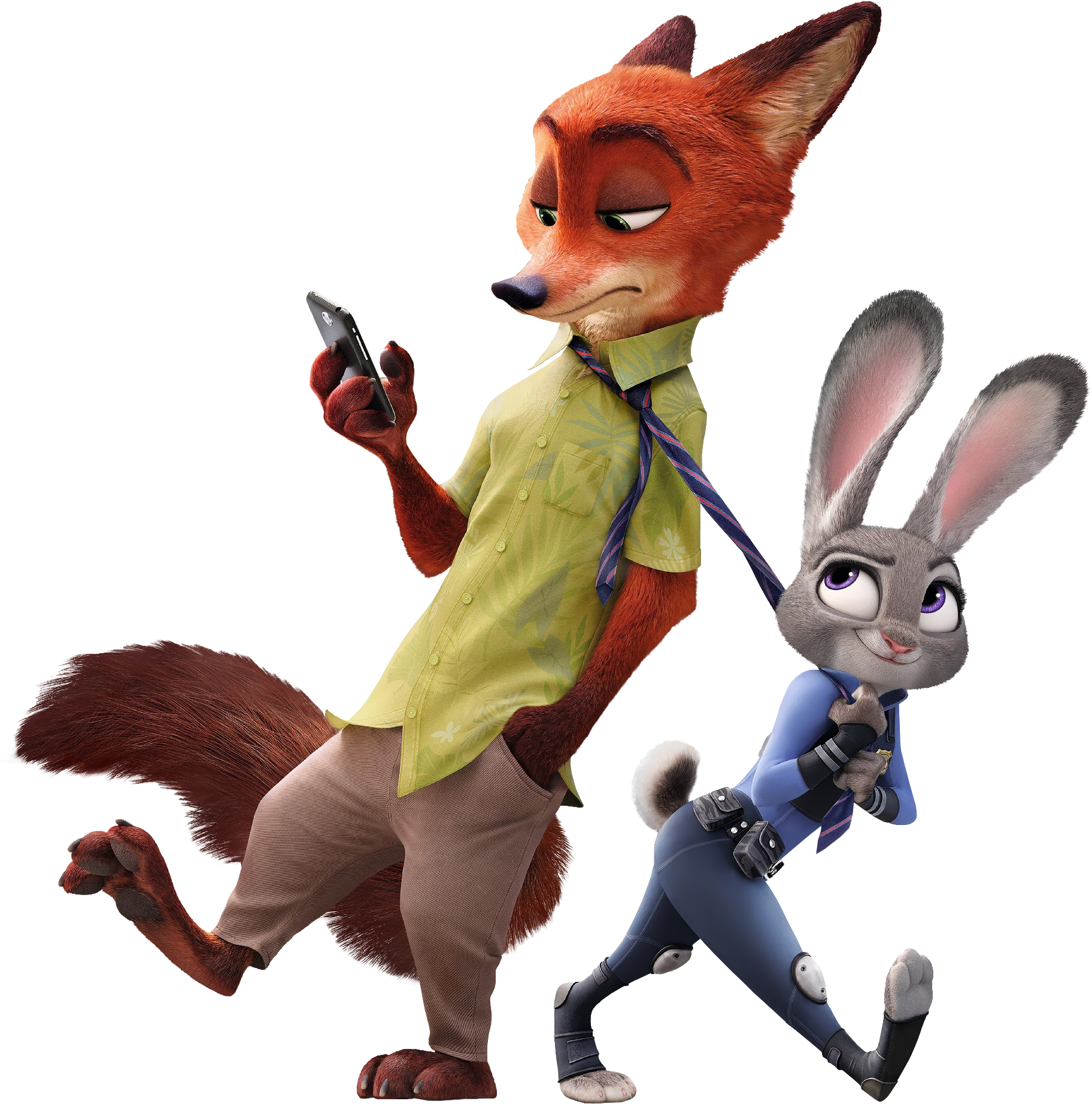 Judy Hopps And Nick Wilde Png (2040x2018), Png Download