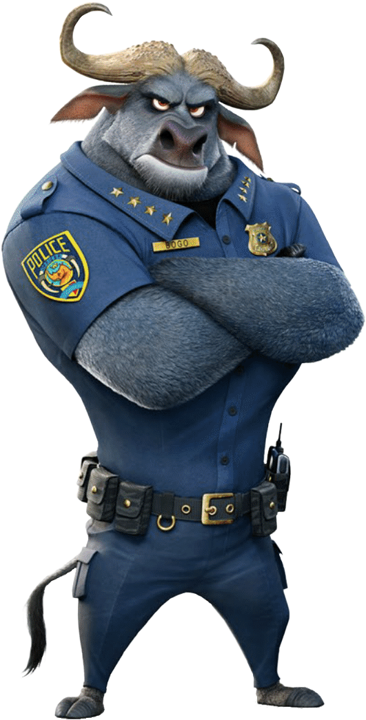 File History - Chief Bogo (591x1065), Png Download