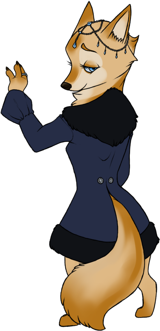 Lady Nekane Edelmira Volkov By Wiwolf Alexei Volkov's - Cartoon (675x1183), Png Download