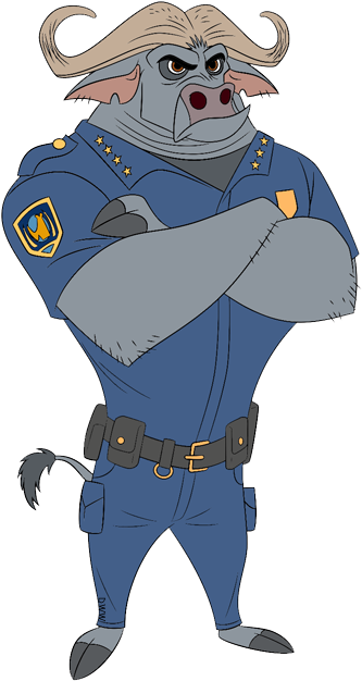 Disney Zootopia Clipart - Police (345x630), Png Download