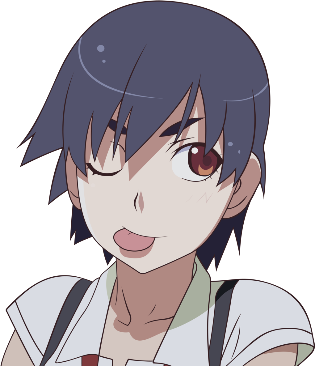 Permalink - Kanbaru Suruga Png (1024x1217), Png Download