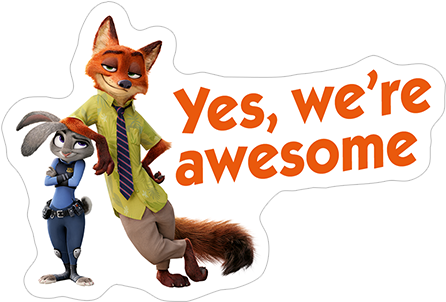 Viber Sticker «zootopia» - Zoomania Dvd Cover (490x317), Png Download