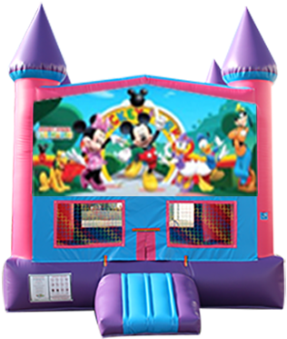 download mickey mouse clubhouse pink and purple castle moonwalk barbie wallpapers for desktop png image with no background pngkey com