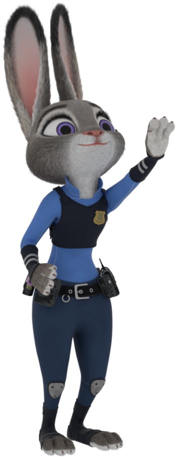 Imágenes De Zootopia Con Fondo Transparente, Descarga - Judy Hopps Test (576x1024), Png Download