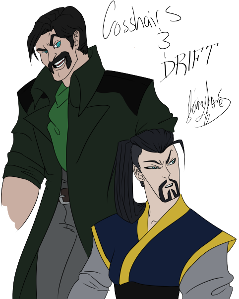 Crosshairs And Drift Ouo - Transformers Crosshairs And Drift (500x629), Png Download