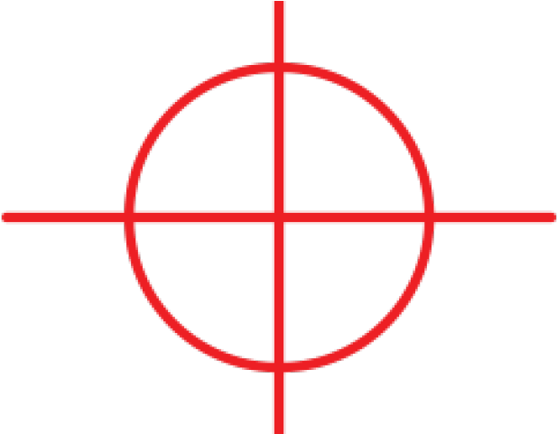 Crosshairs Clip Art (640x480), Png Download