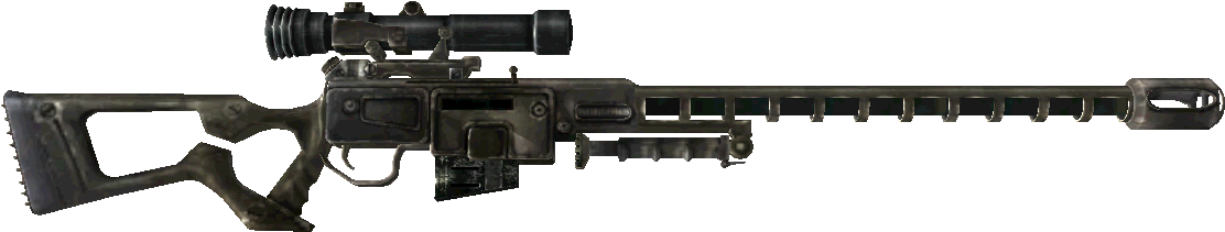 Dc Sniper Rifle - Fallout 3 Sniper Rifle (1178x302), Png Download