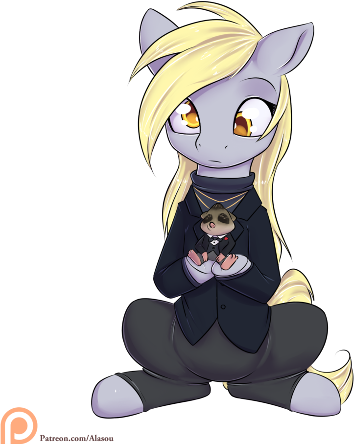 Alasou, Crossover, Derpy Hooves, Female, Mafia, Mare, - Derpy Hooves (896x1024), Png Download