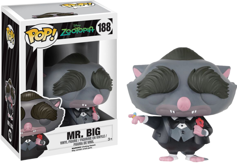 Mr Big Pop Vinyl Figure - Arctic Shrew Mr Big (768x528), Png Download