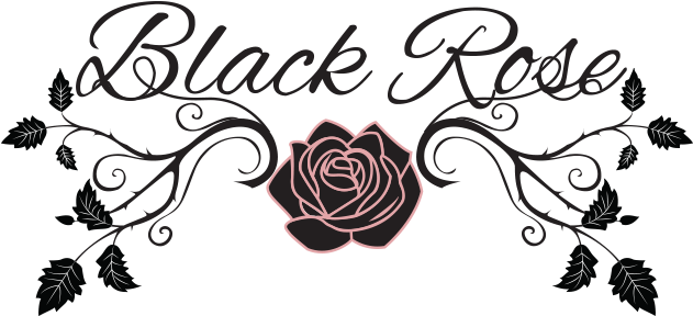 Logo - Black Rose Logo Png (640x307), Png Download