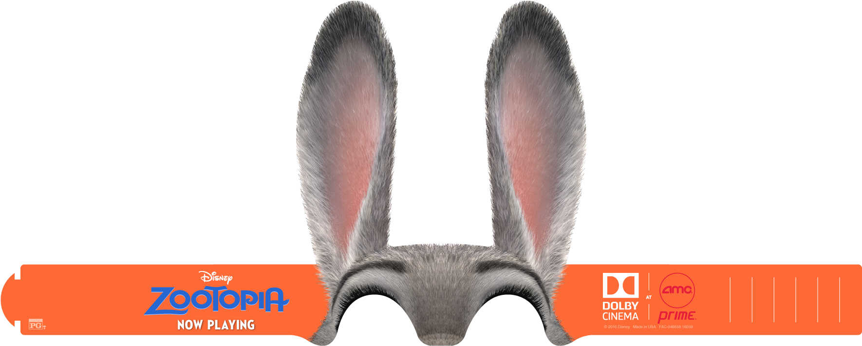 Nick Wilder Headband Judy Hops Headband - Japan Walt Disney Official Zootopia - Judy And Nick (1865x781), Png Download