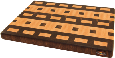 End Grain Film Pattern End Grain Cutting Board On White - Plywood (480x320), Png Download