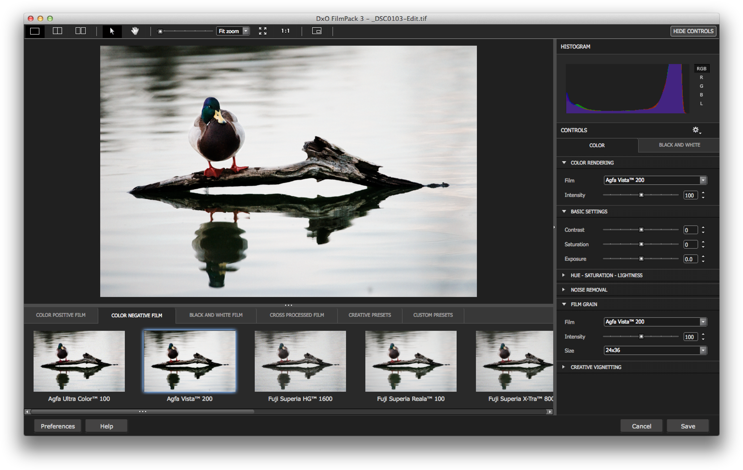 The Dxo Filmpack Interface - Dxo Film Pack (3108x1976), Png Download