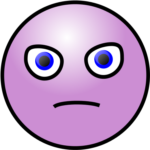 Angry Smiley Svg Clip Arts 600 X 600 Px (600x600), Png Download