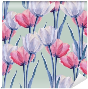 Seamless Pattern - Watercolor Painting (400x400), Png Download