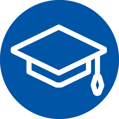 Education-icon - Education Icon Blue Png (450x450), Png Download