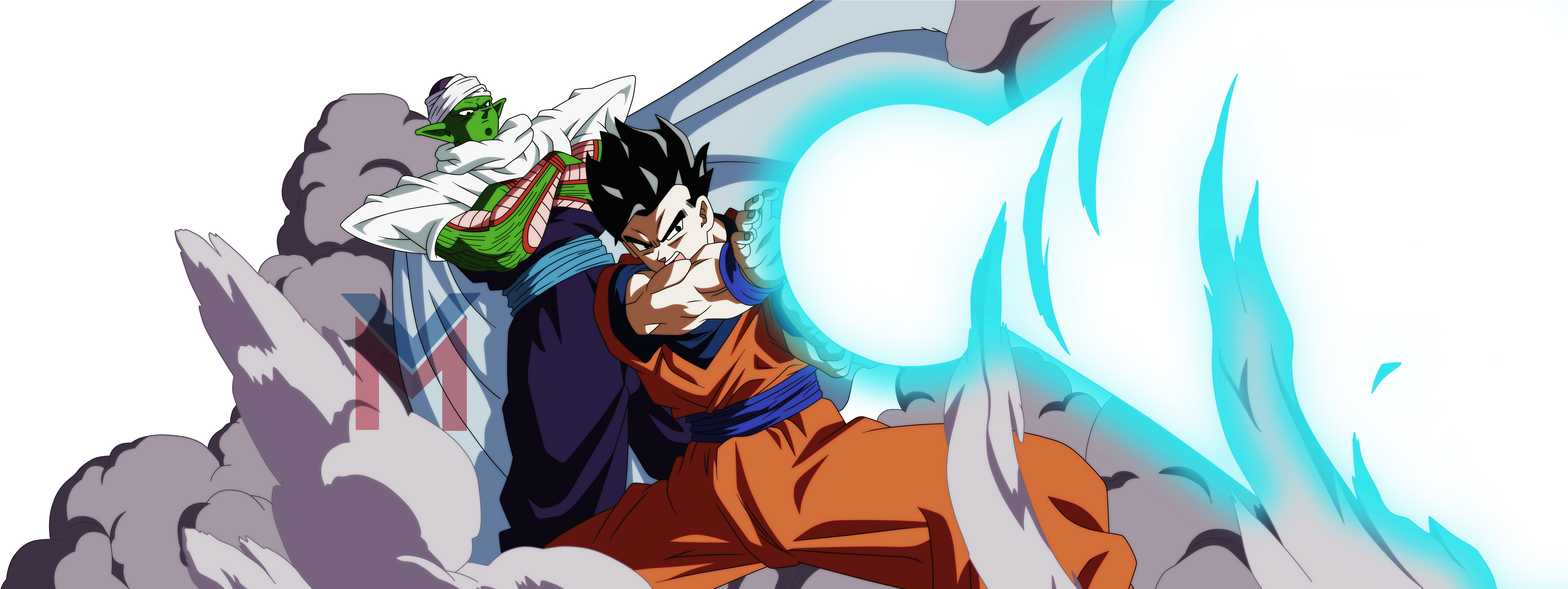 Image Royalty Free Download And Gohan Png For Free - Gohan Y Piccolo Dragon Ball Super (6914x2589), Png Download