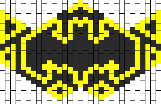 Batman Mask Bead Pattern - Circle (652x420), Png Download