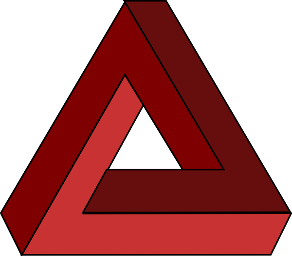 Triangle Clipart Red - Парадокс Png (600x525), Png Download