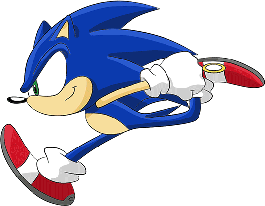 Transparent Snow Falling Gif Download - Sonic The Hedgehog Running (700x600), Png Download
