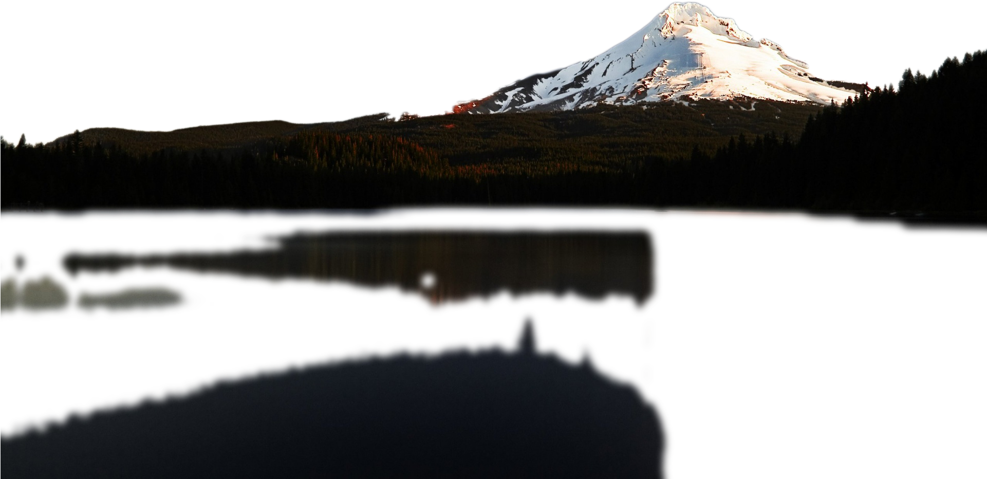 Dark Mountains Snowtop Layer - La Montana Magica (spanish Edition) [book] (1920x1200), Png Download