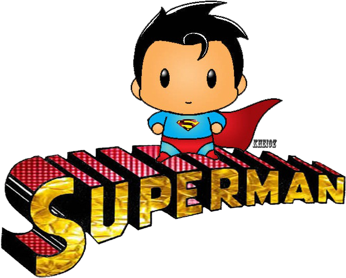 Japanese Toy Chibi Justice League - Superman Chibi (722x588), Png Download