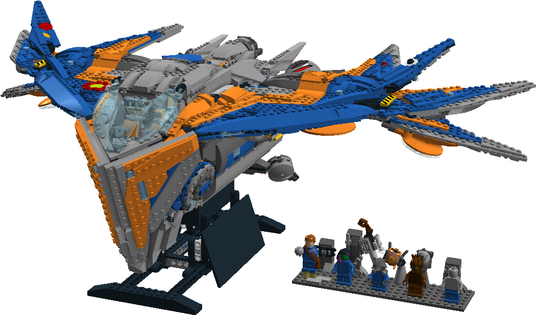 Guardians Of The Galaxy ''the Milano'' Xl - Lego Guardians Of The Galaxy 2 Milano (1126x617), Png Download