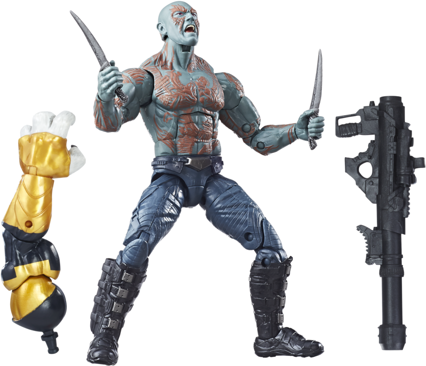 Hasbro Introduces New Marvel Lines - Marvel Legends Guardians Of The Galaxy Vol 2 Drax (640x640), Png Download