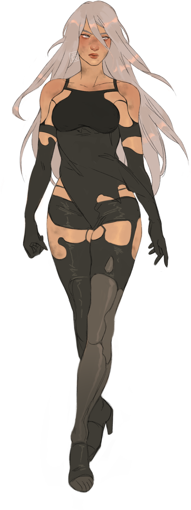 Nier: Automata (909x1920), Png Download