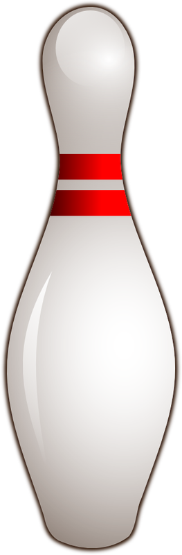 Bowling Pin Png - Bowling Pin Clipart Png (263x800), Png Download