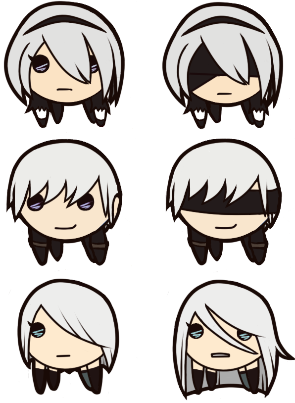 Eye Face Facial Expression Nose Smile Head Fashion - Nier (600x866), Png Download