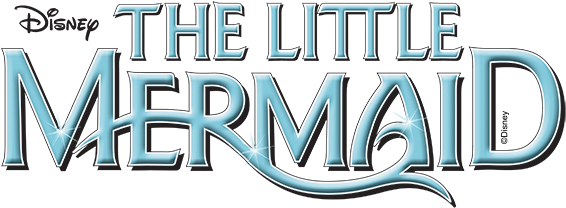 Sign - Little Mermaid Broadway Logo (600x219), Png Download