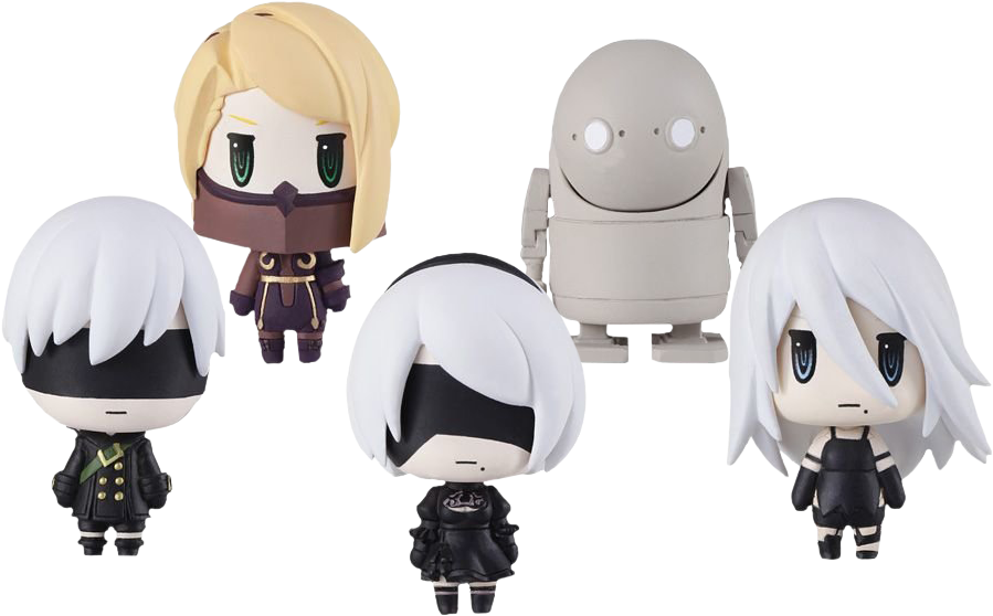 Trading Arts Mini Figures Blind Box Vinyl Figure - Nier Automata Trading Arts Mini Secret (1000x650), Png Download