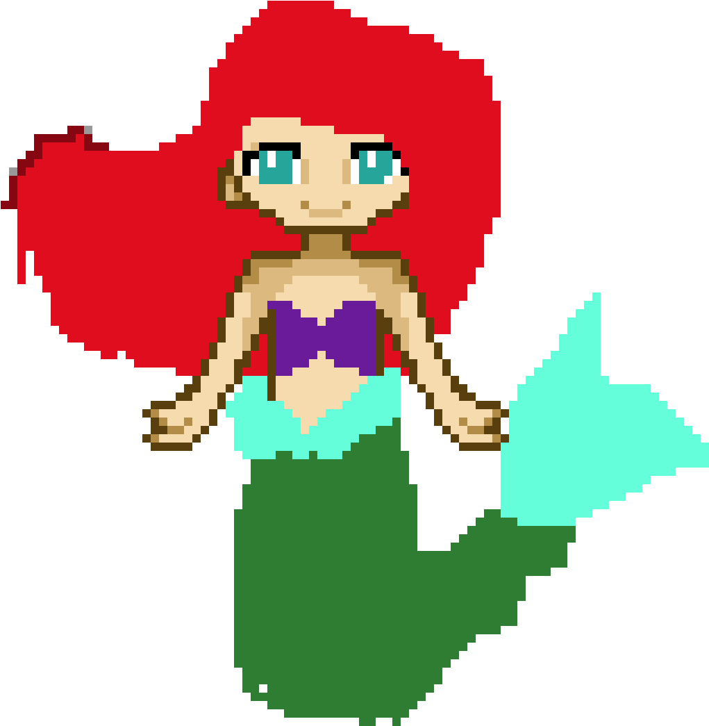 The Little Mermaid - Cartoon (1200x1200), Png Download