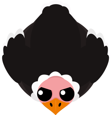 Ostrich - Mope Io Snow Owl (500x500), Png Download