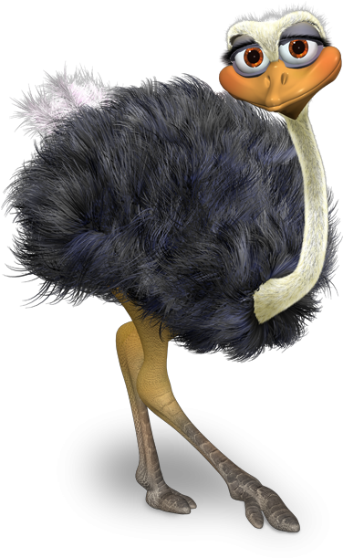 Ostrich-592x824 - Wikia (592x824), Png Download
