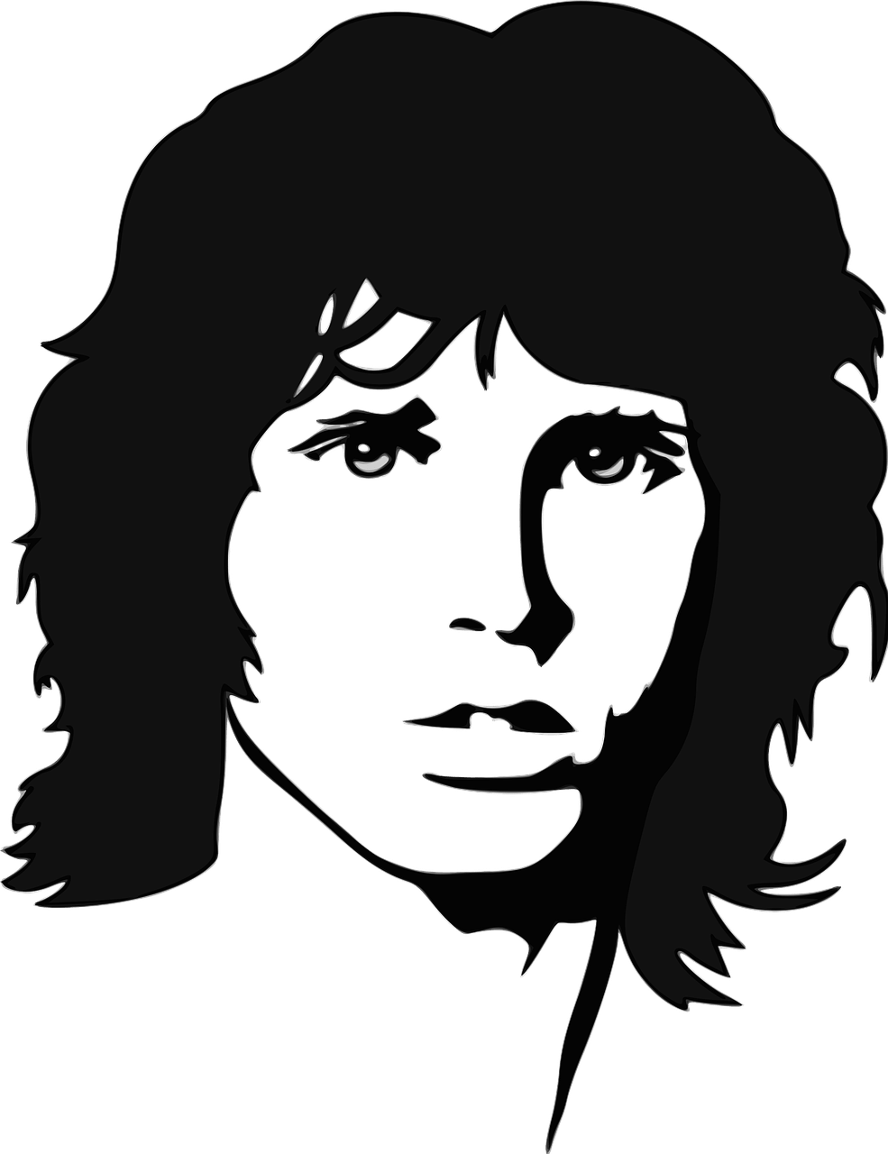 Stickpng003 Load20180523 Transparent Png Sticker - Jim Morrison (985x1280), Png Download