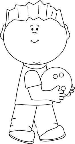 Bowling Clip Art - Outline Of A Scientist (262x500), Png Download