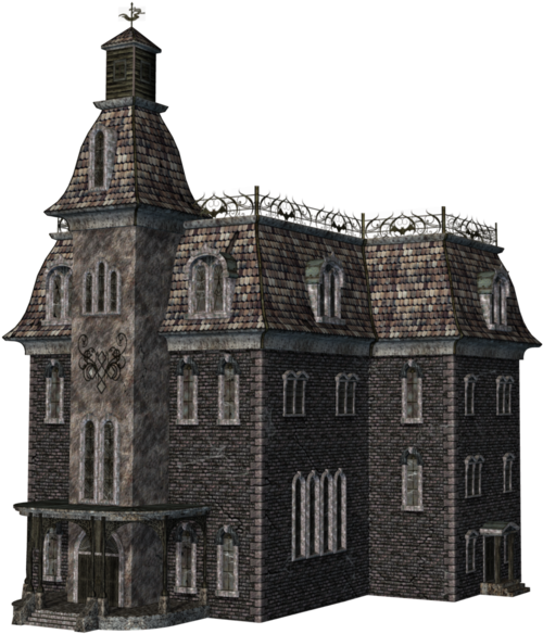 Share This Image - Haunted Church Png (539x600), Png Download