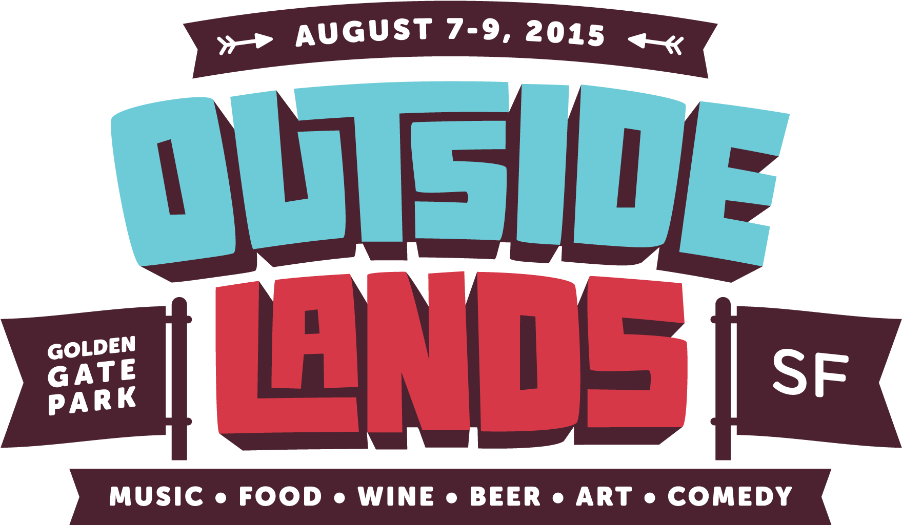 Ol15 Logo Highres - Black Keys Live Outside Lands Festival 2015 (2000x1293), Png Download