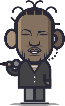 Loogmoji Of Kendrick Lamar - Kendrick Lamar (500x500), Png Download