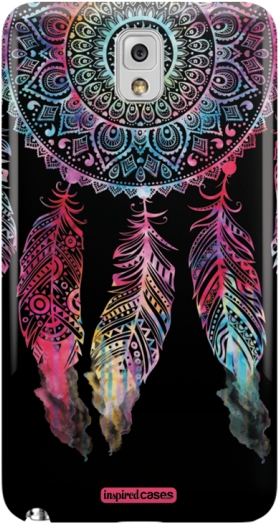 Dark Watercolor Dreamcatcher Spiritual Native American - Atrapasueños Fondos De Pantalla (430x573), Png Download