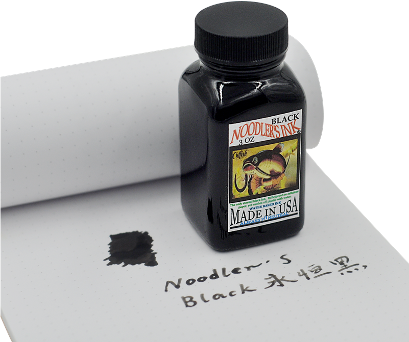 Noodler'sink Squid Ink Eternal Black Squid Black Anti-staining - Noodler's Ink Fountain Pen Bottled Ink, 3oz, Black (800x800), Png Download
