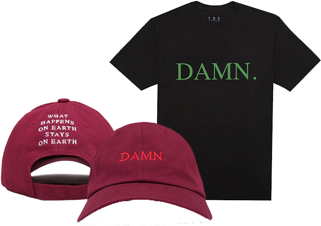Save Kendrick Lamar's 'damn - Baseball Cap (1000x500), Png Download