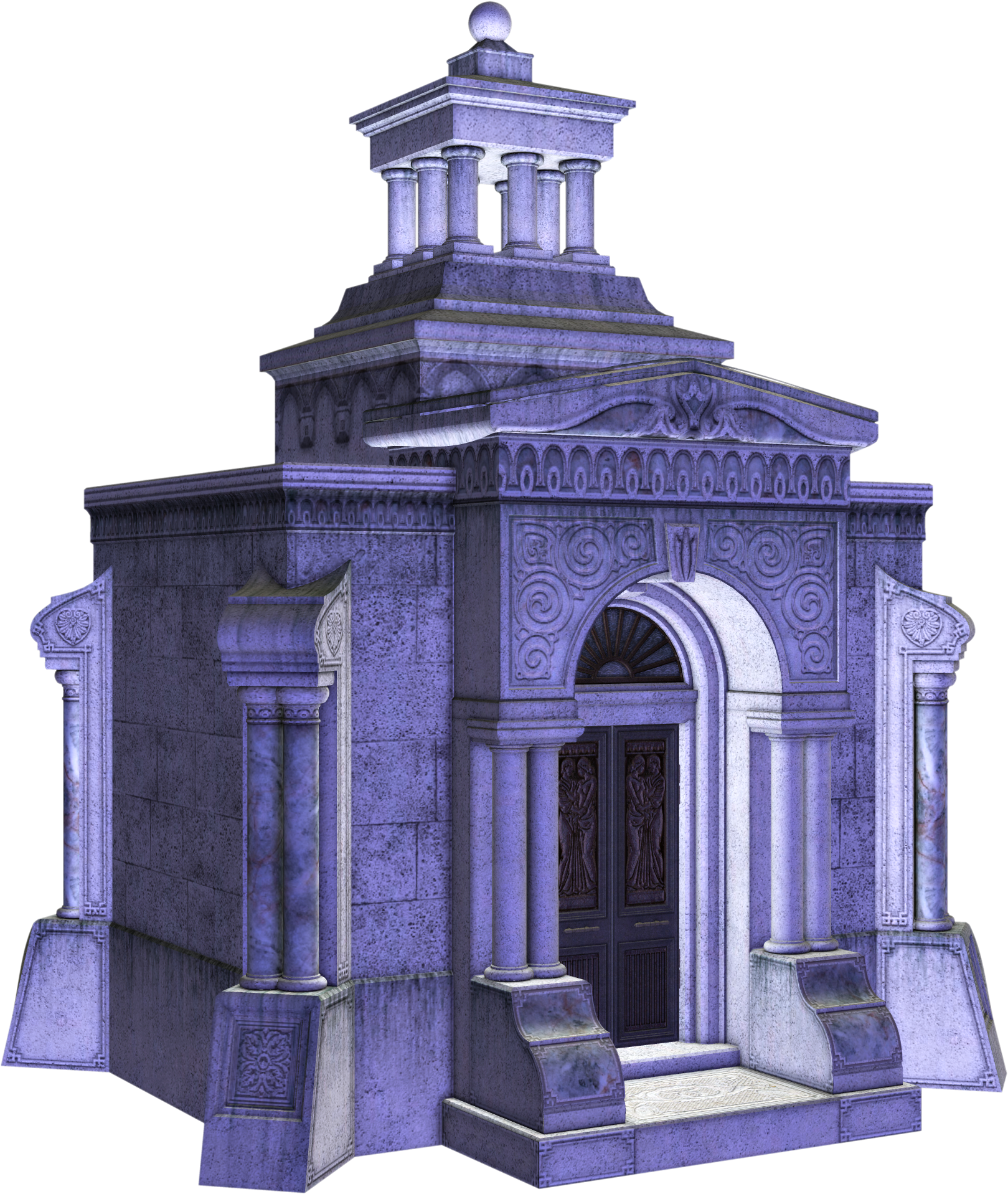 Spooky Mausoleum Clipart Png - Chapel (1619x1917), Png Download