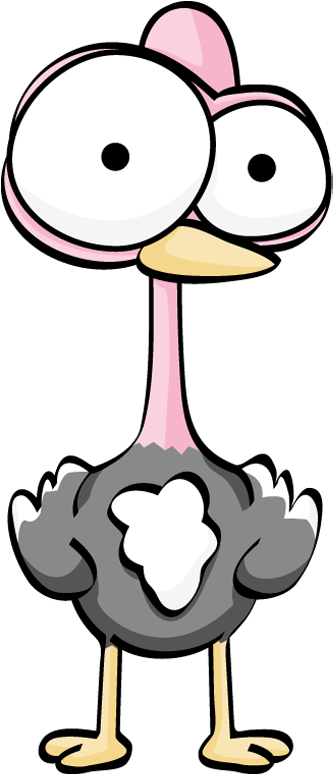 Download Ostrich Clipart Funny - Cartoon Ostrich Png PNG Image with No  Background 