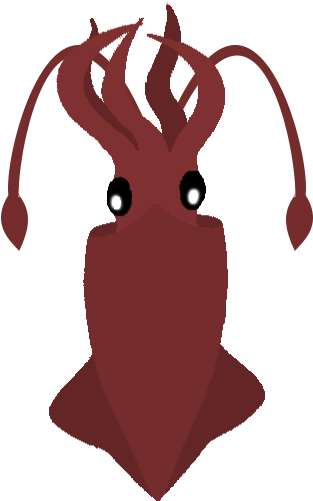 Giant Squid - Illustration (500x500), Png Download