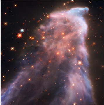 Ic 63 Ghost Nebula - Nebula (640x360), Png Download